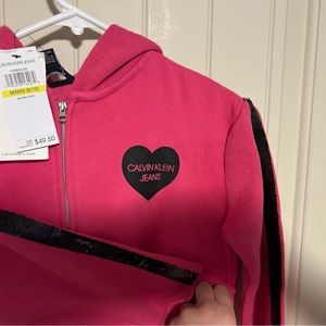 Pink girls CK hoodie